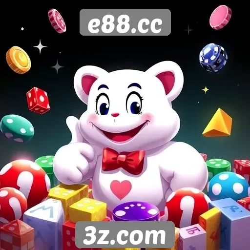 Variedade de jogos disponíveis no e88.cc